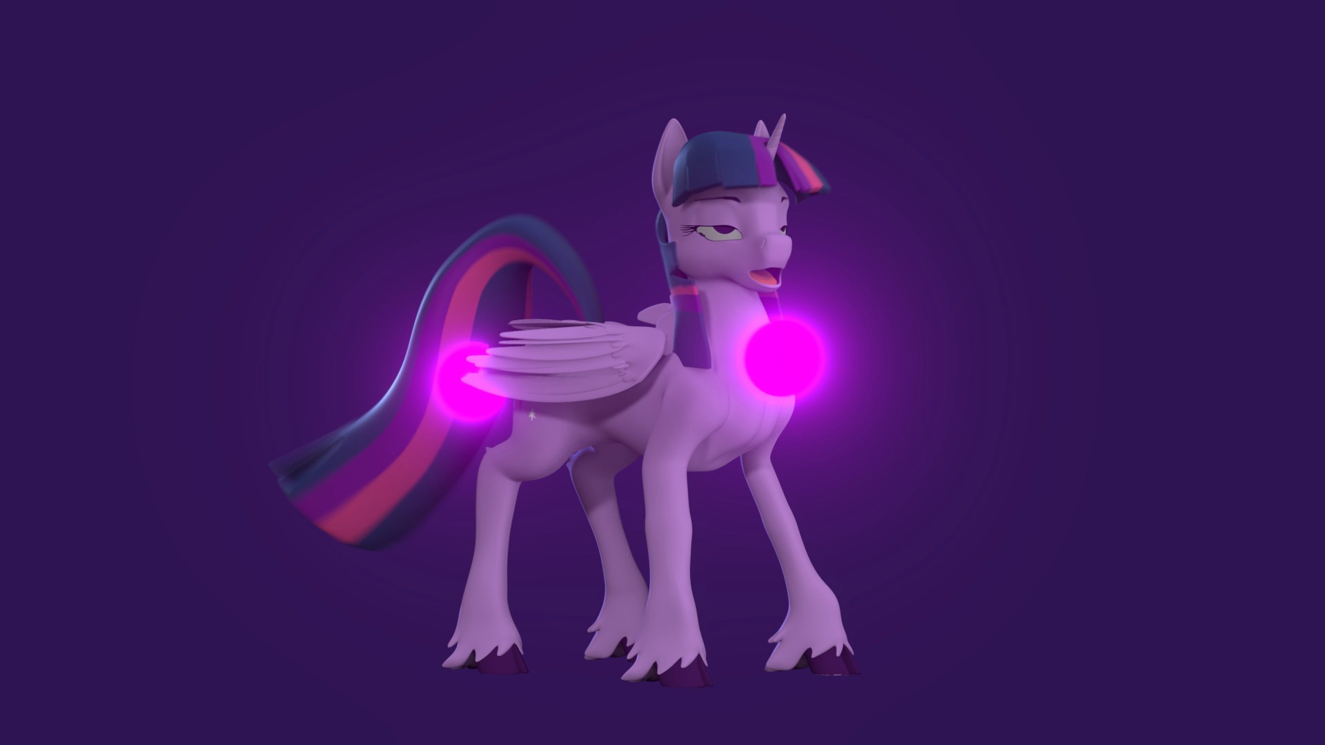 Twilight Sparkle Low-poly 3D model_31