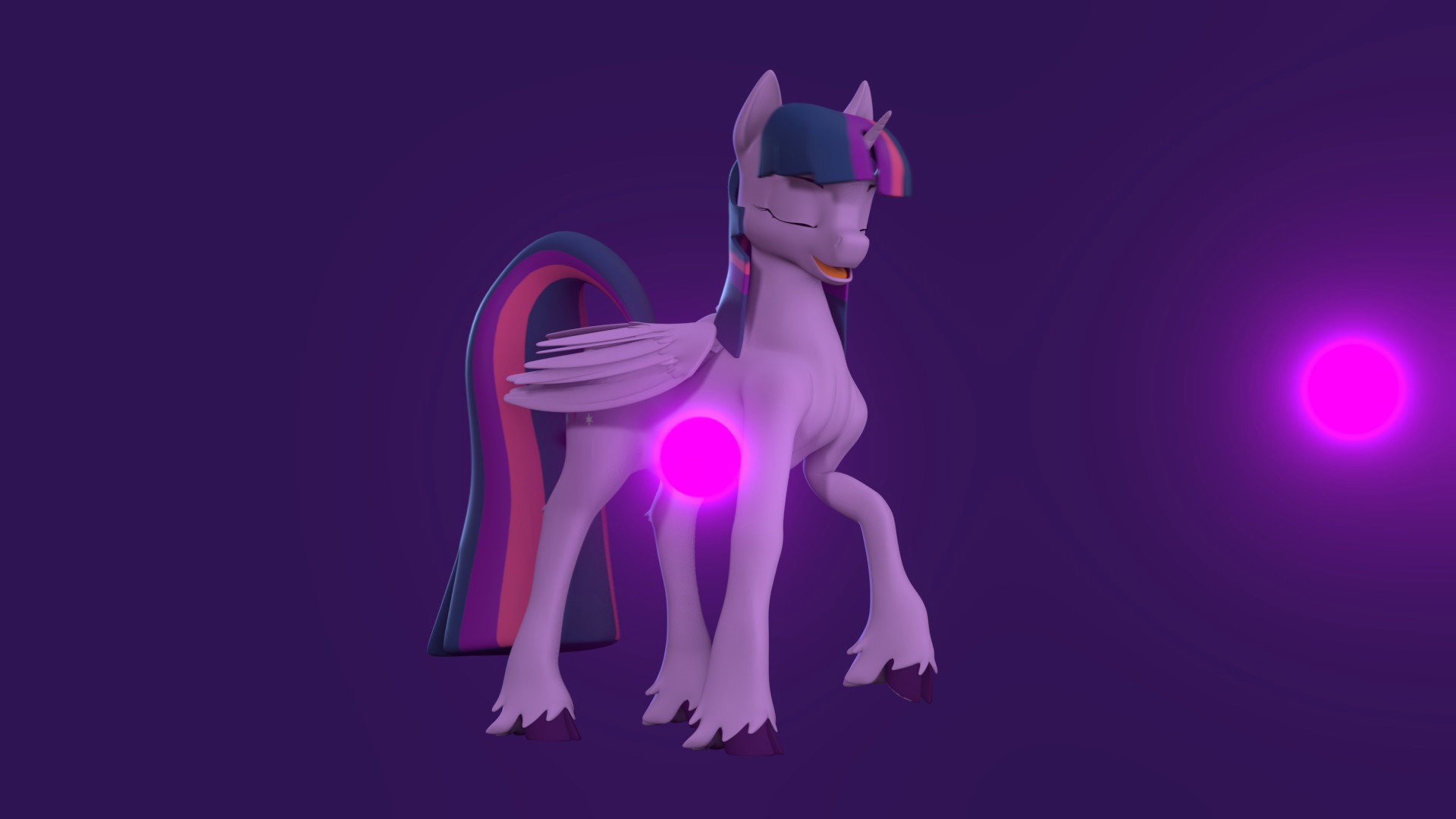 Twilight Sparkle Low-poly 3D model_23