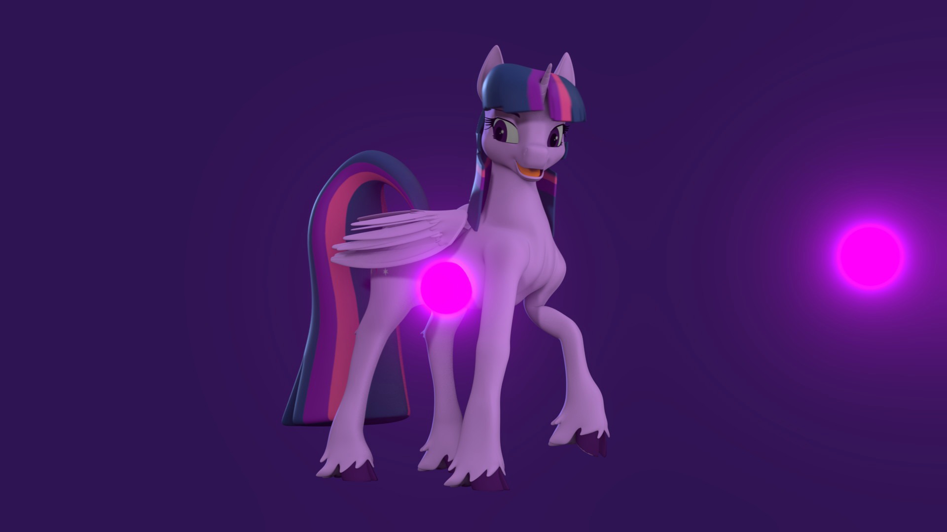 Twilight Sparkle Low-poly 3D model_81