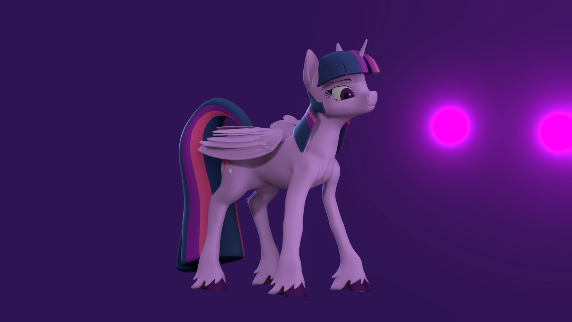 Twilight Sparkle Low-poly 3D model_69