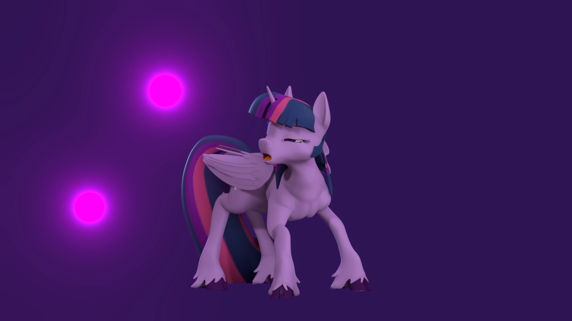 Twilight Sparkle Low-poly 3D model_14