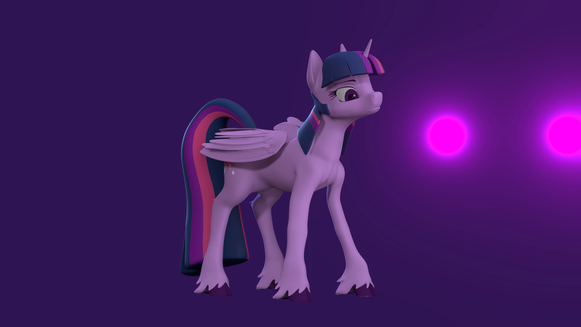 Twilight Sparkle Low-poly 3D model_68