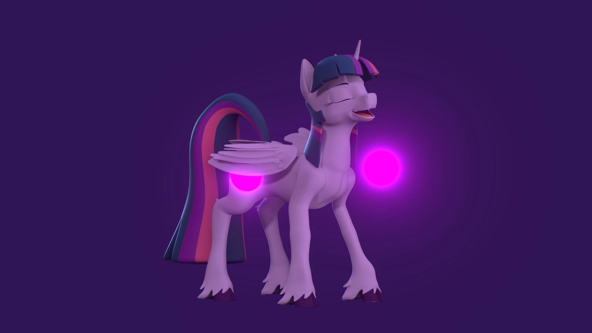 Twilight Sparkle Low-poly 3D model_29
