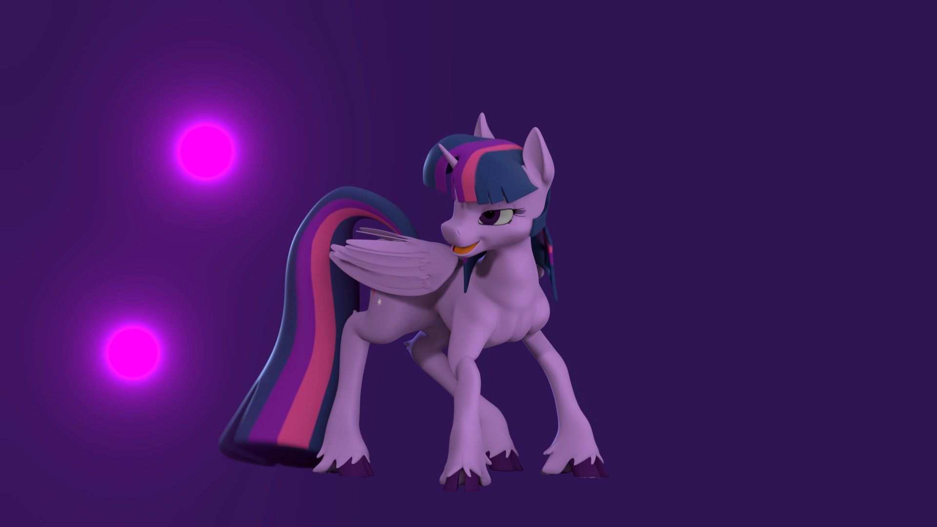 Twilight Sparkle Low-poly 3D model_47