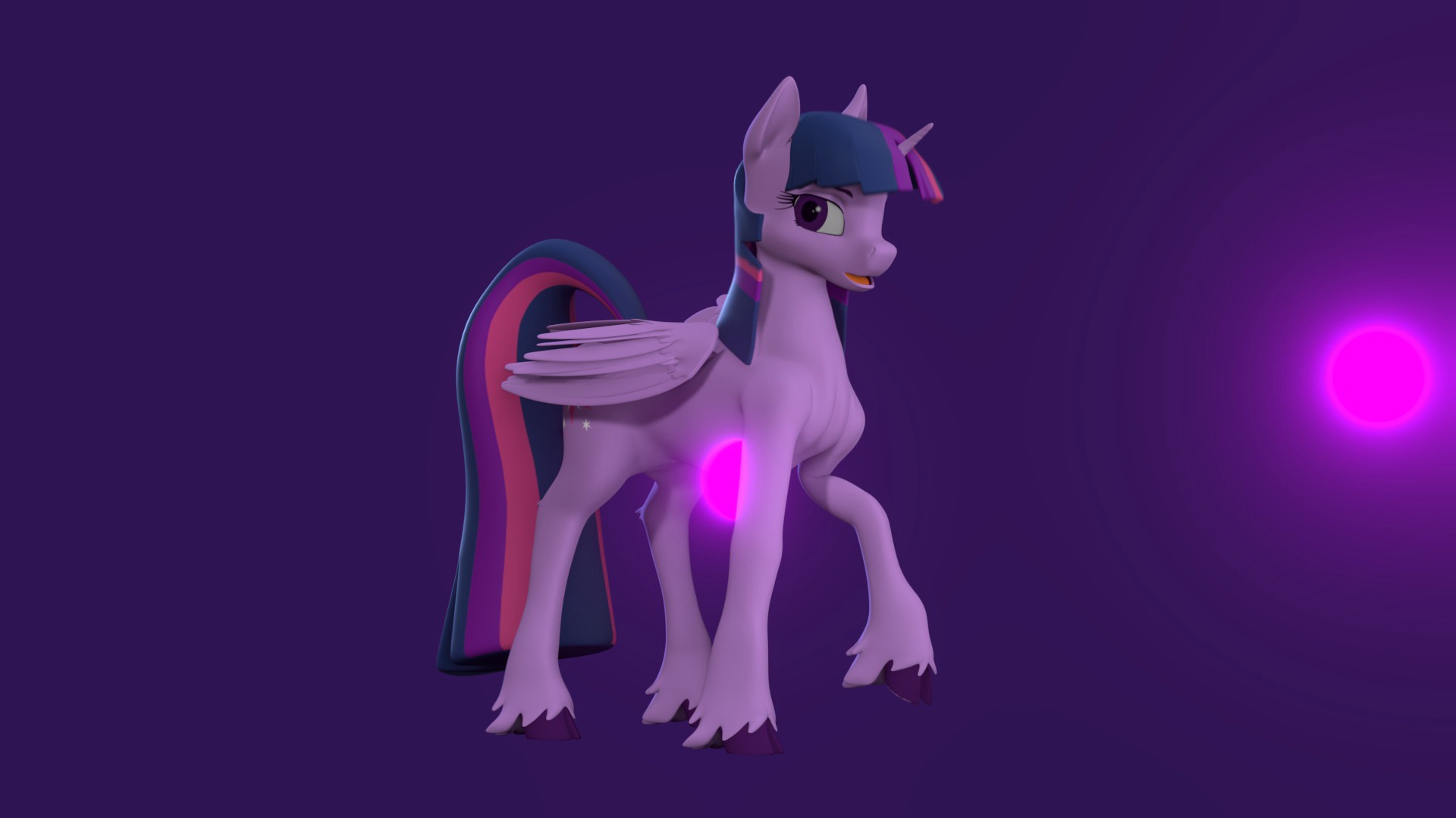 Twilight Sparkle Low-poly 3D model_15