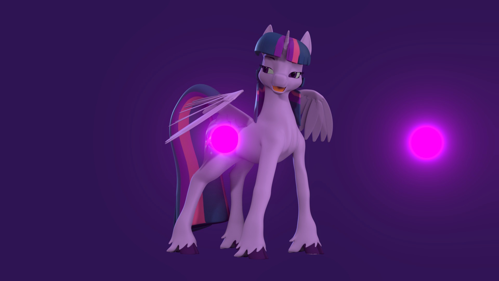 Twilight Sparkle Low-poly 3D model_90