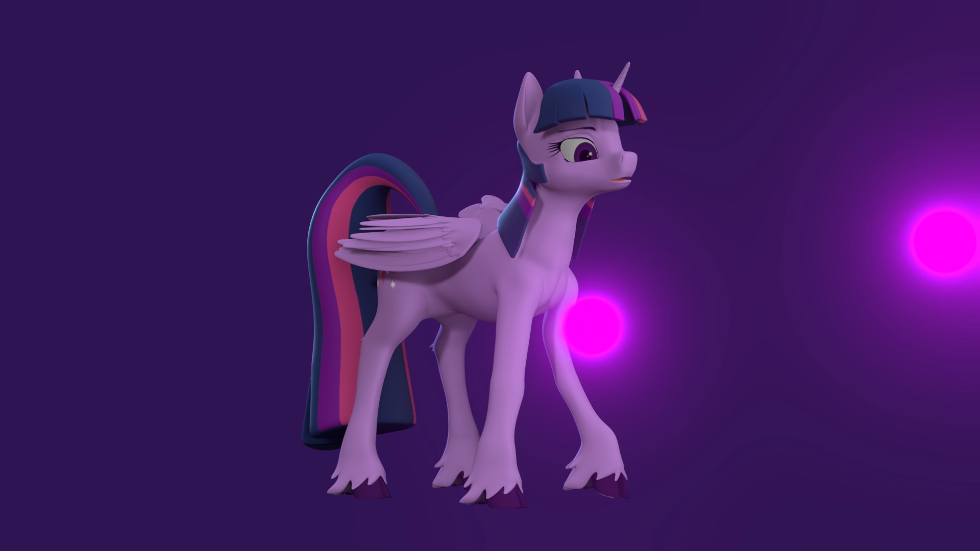 Twilight Sparkle Low-poly 3D model_80