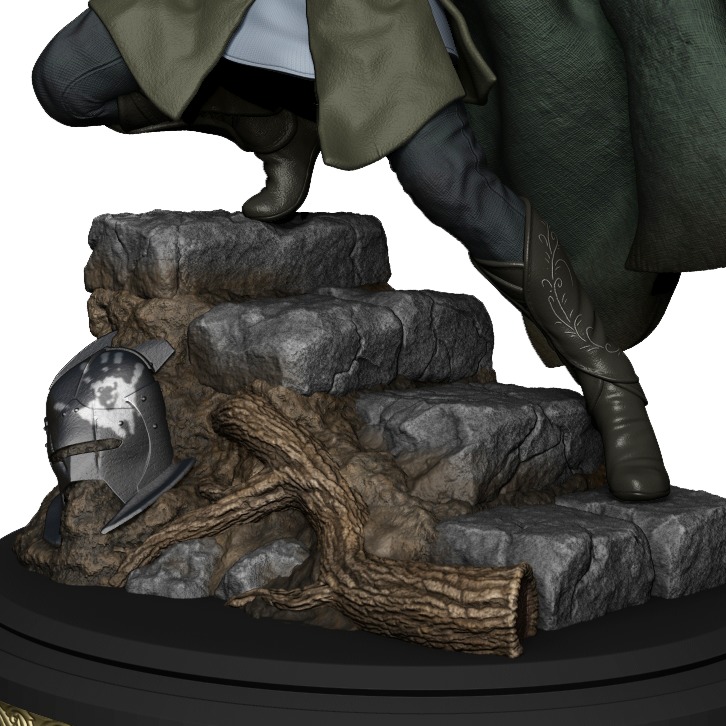 Legolas statue for 3D Printing 3D print model_6
