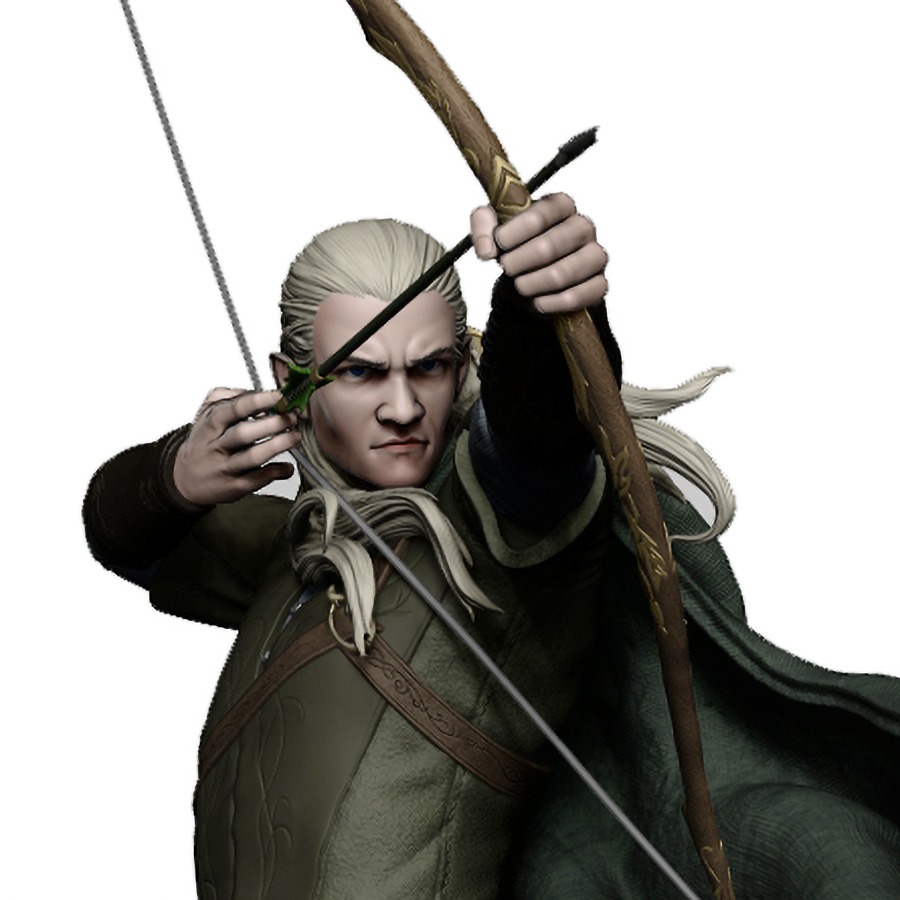 Legolas statue for 3D Printing 3D print model_7