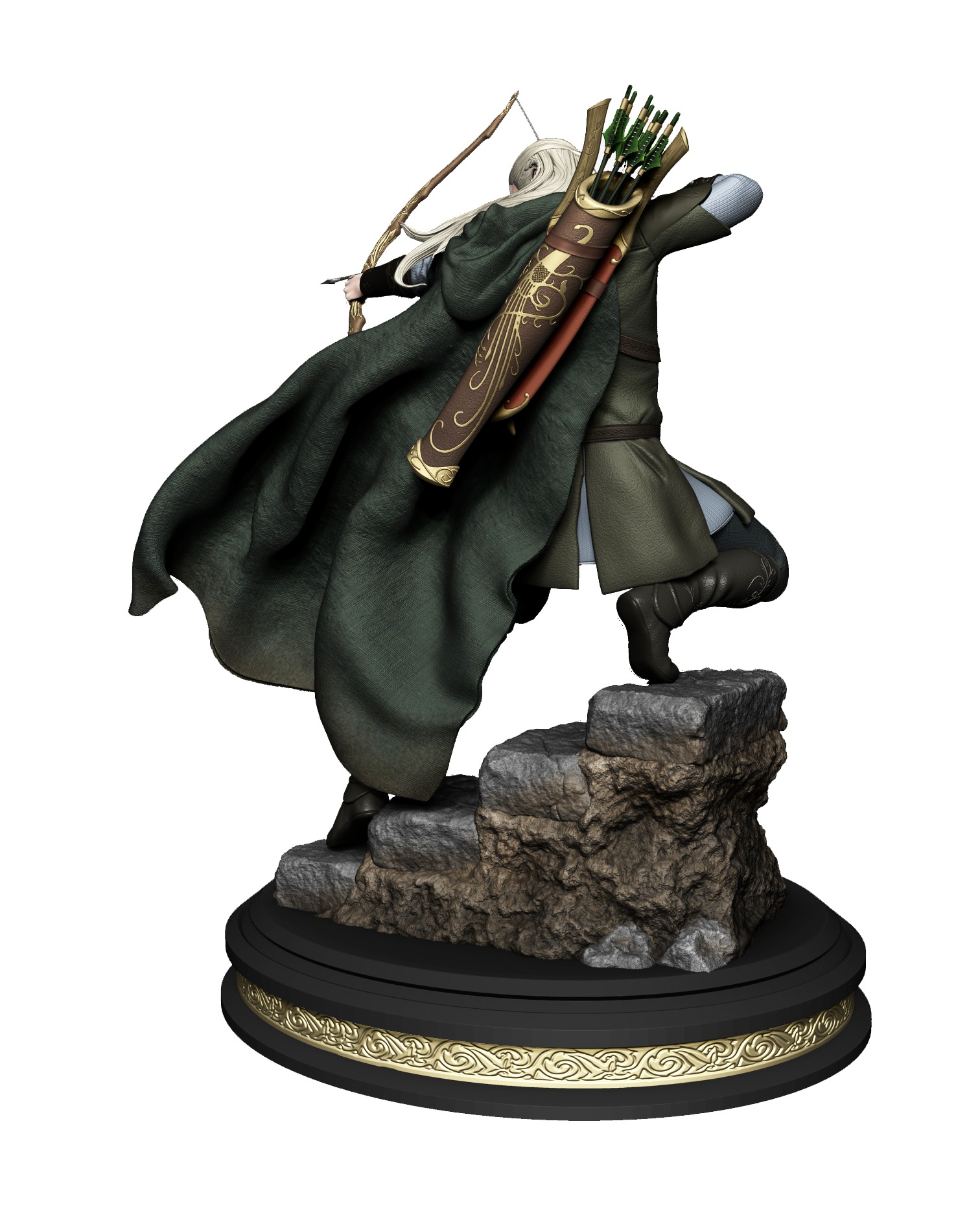 Legolas statue for 3D Printing 3D print model_4
