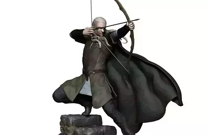 Legolas statue for 3D Printing 3D print model