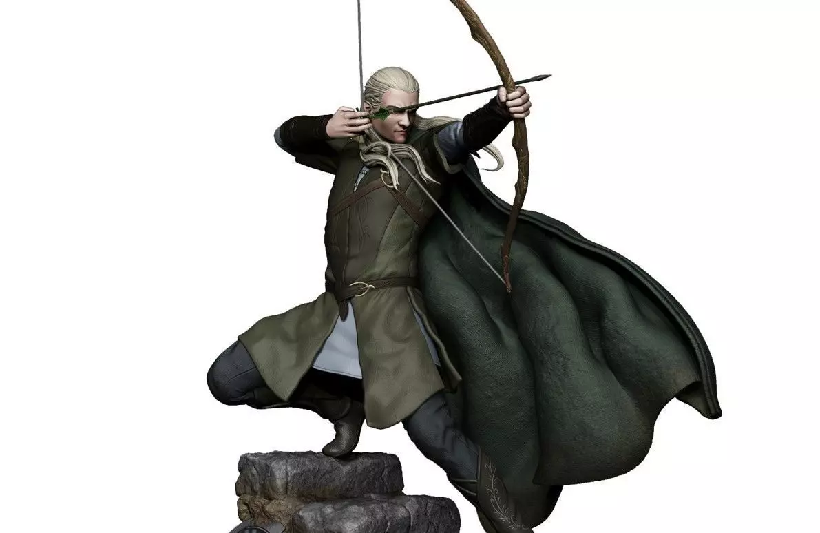 Legolas statue for 3D Printing 3D print model_0