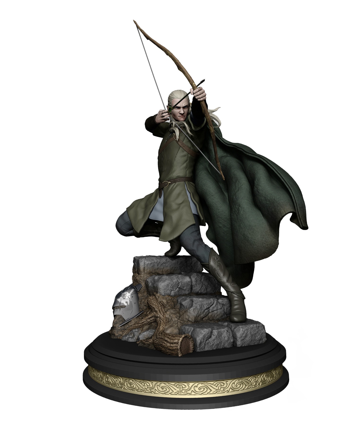 Legolas statue for 3D Printing 3D print model_2