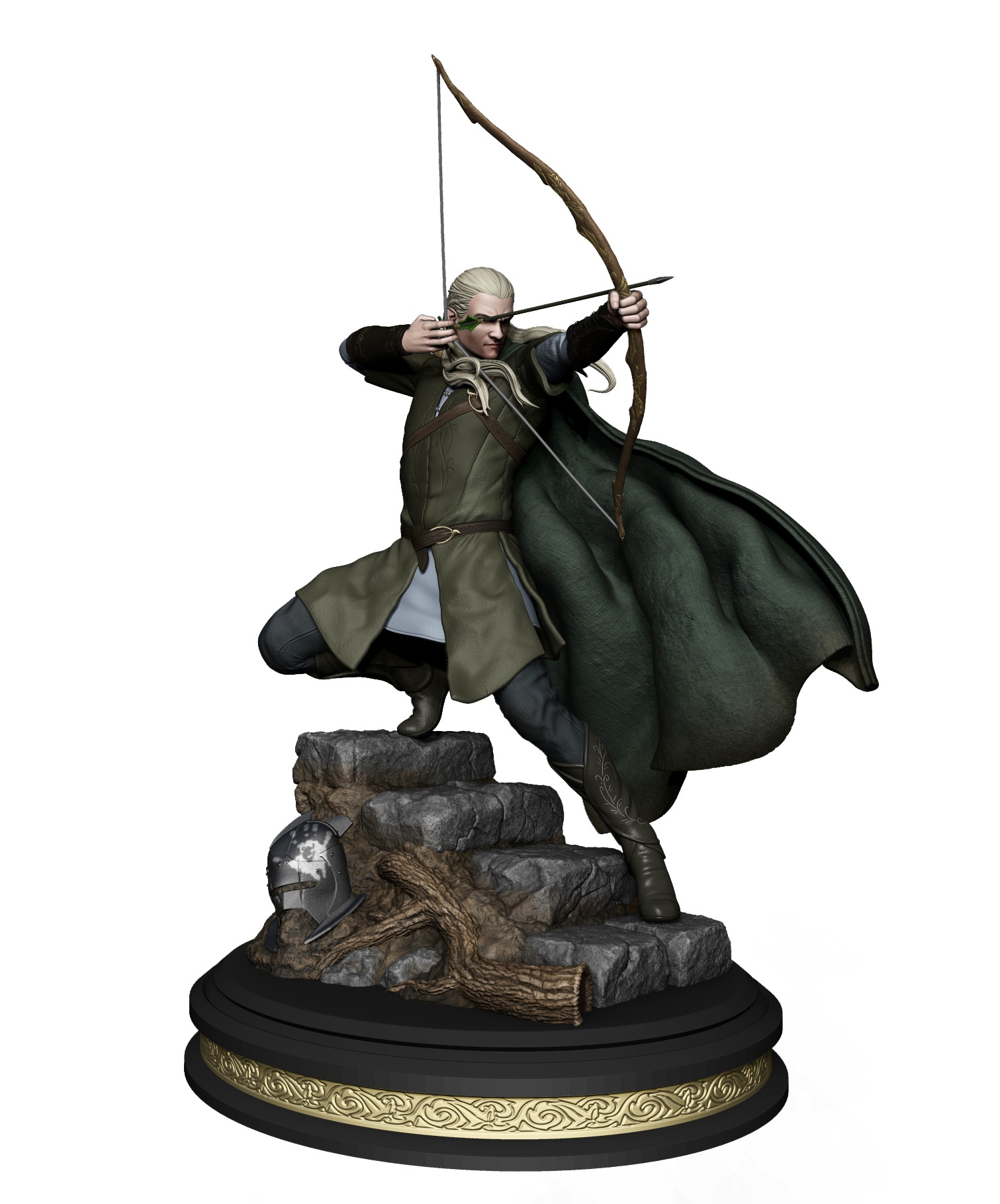 Legolas statue for 3D Printing 3D print model_1