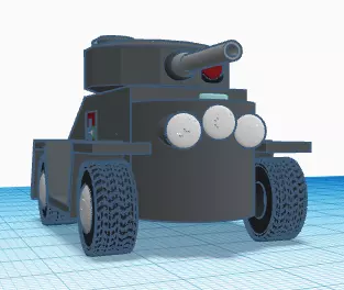 fictional armored car 3D print model_0