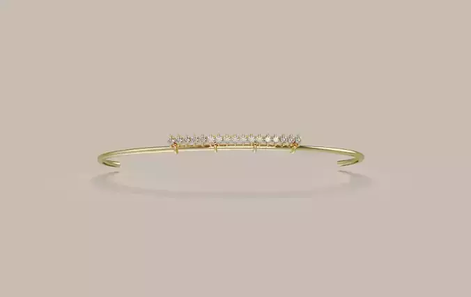 Bracelet jewelry 2mm gems delicate 