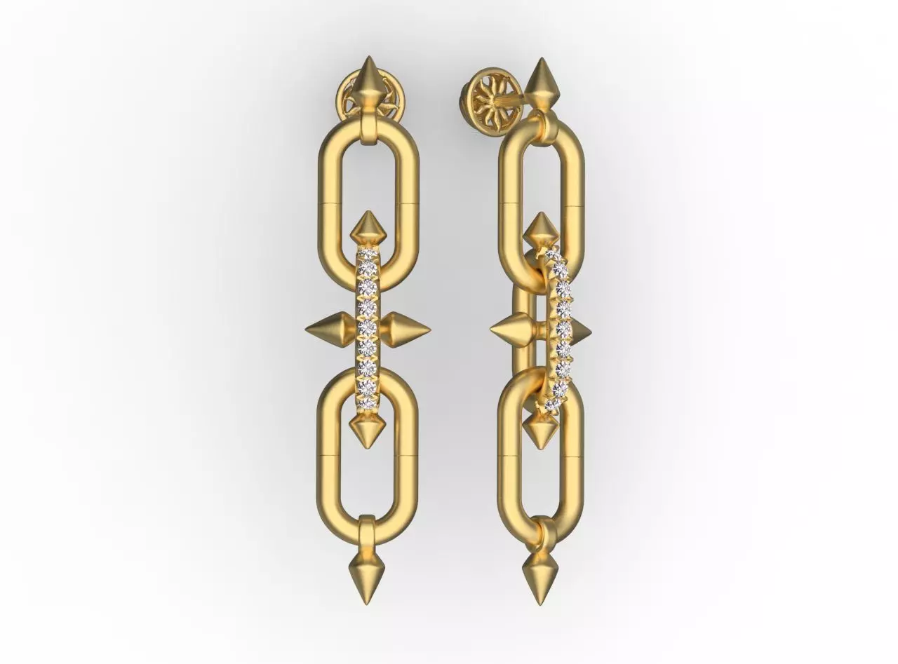 EARRINGS 3D print model_0