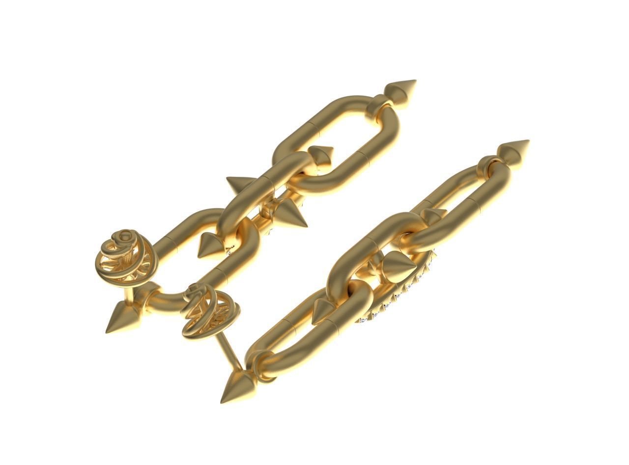 EARRINGS 3D print model_13