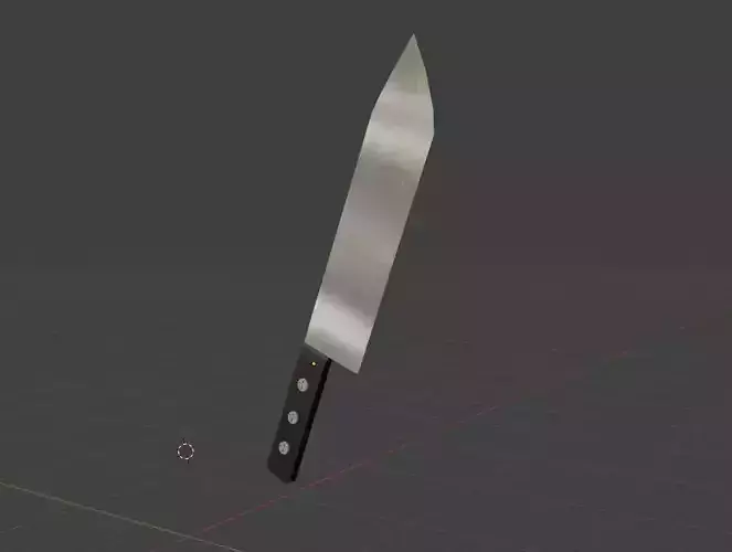3D Model Kitchen Knife