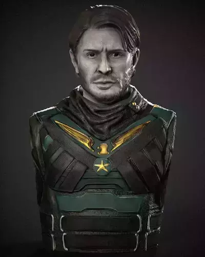 The Boys Soldier Boy Benjamin Jensen Ackles bust headsculpt 3D print model