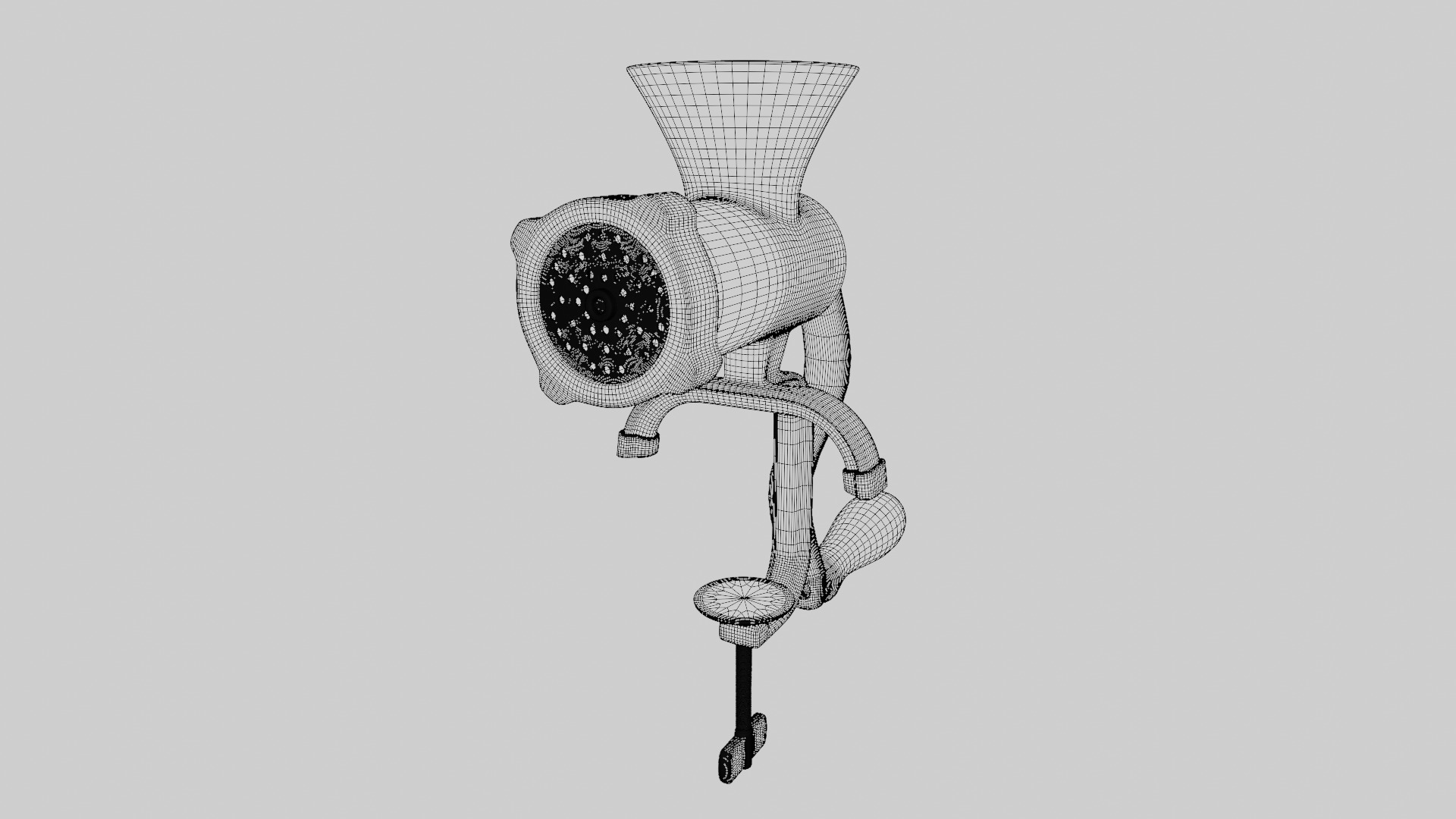 Meat Grinder 3D model_12