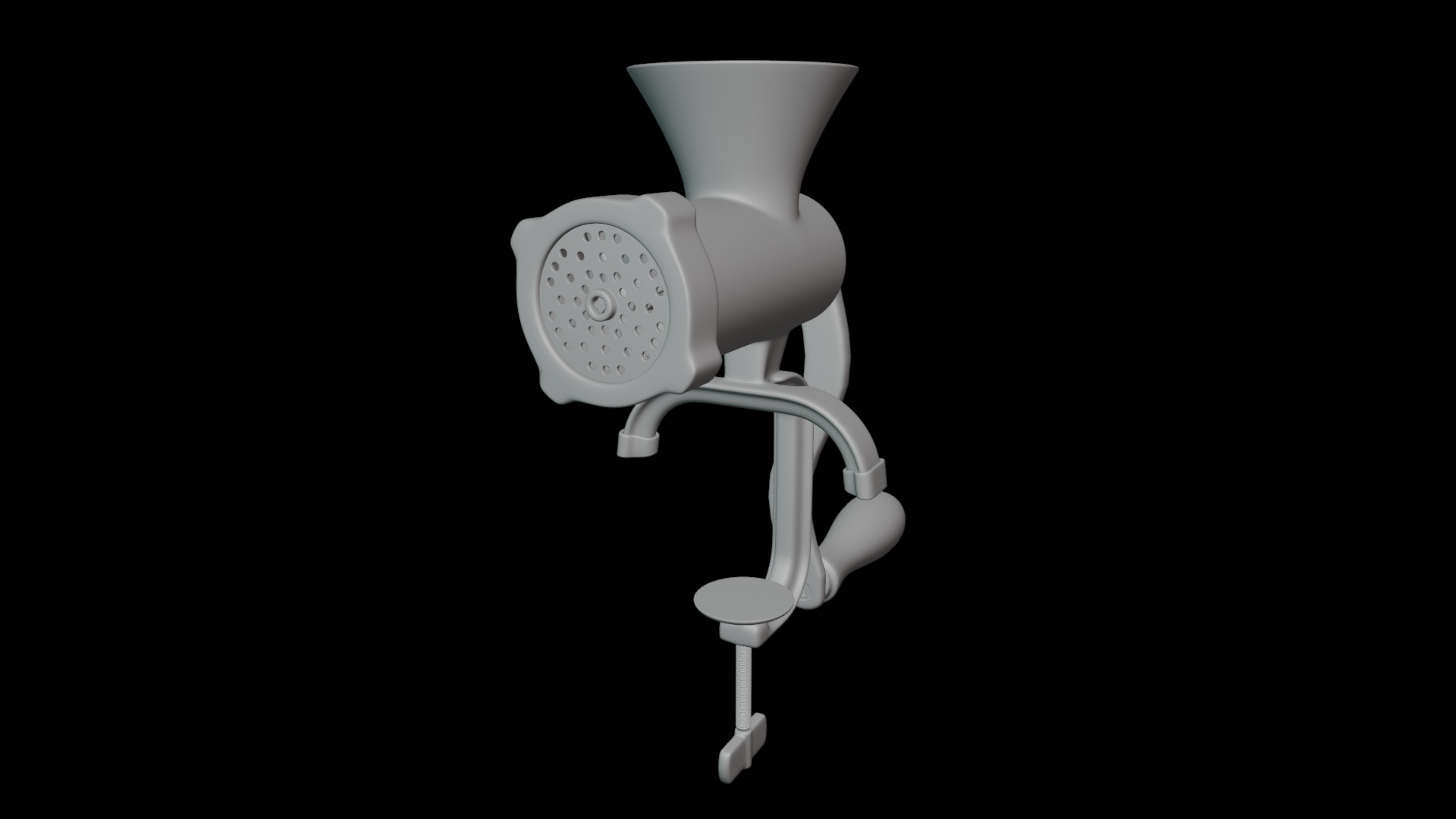 Meat Grinder 3D model_7