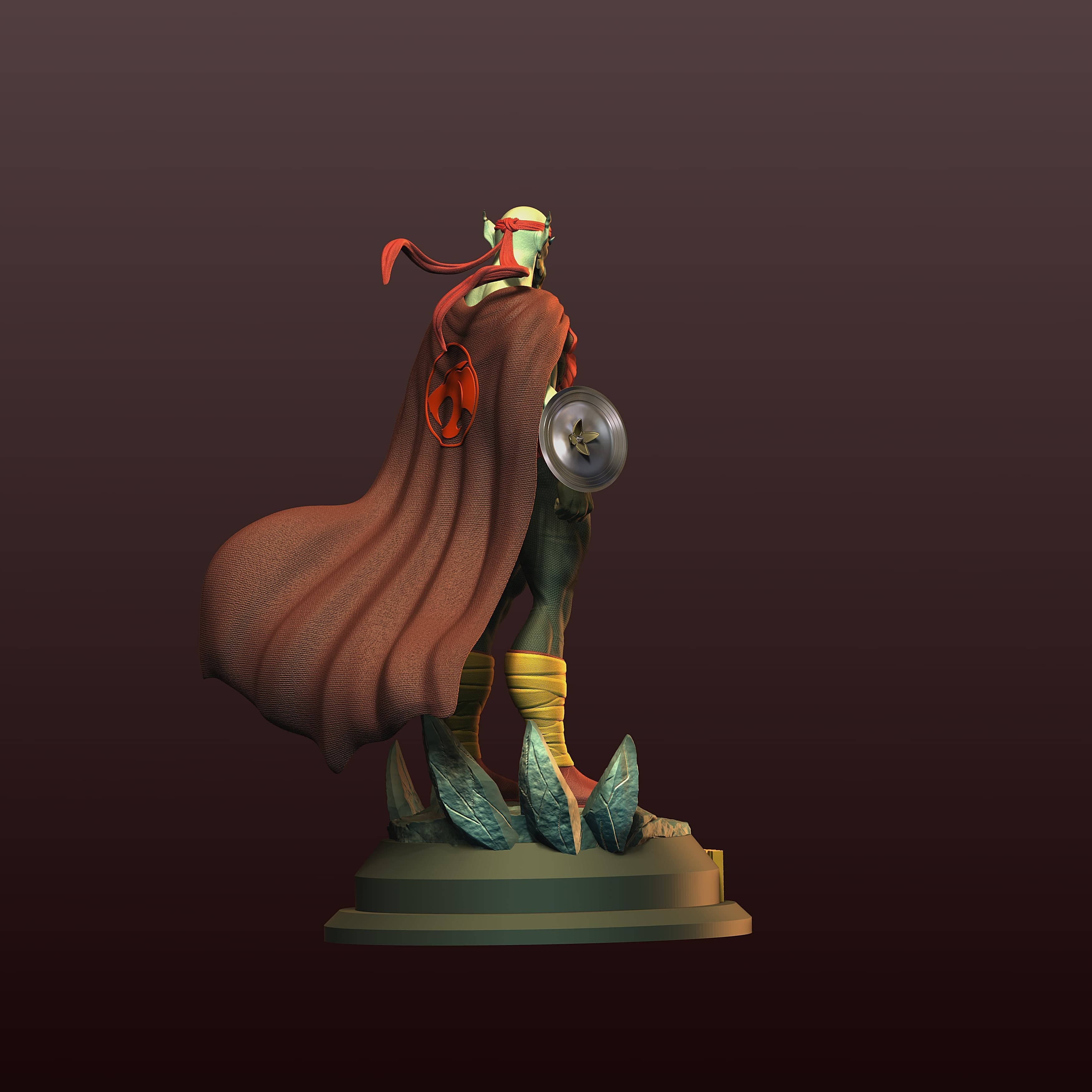 Linx O Thundercats STL 3d printing Collectibles 3D CG Pyro 3D print model_2