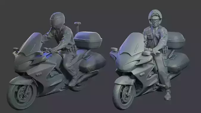 Honda ST 1300 police HSTP1 001 - 002 3D print model