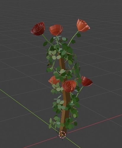 Rose Bush Free 3D print model