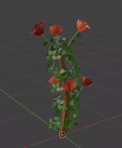 Rose Bush Free 3D print model