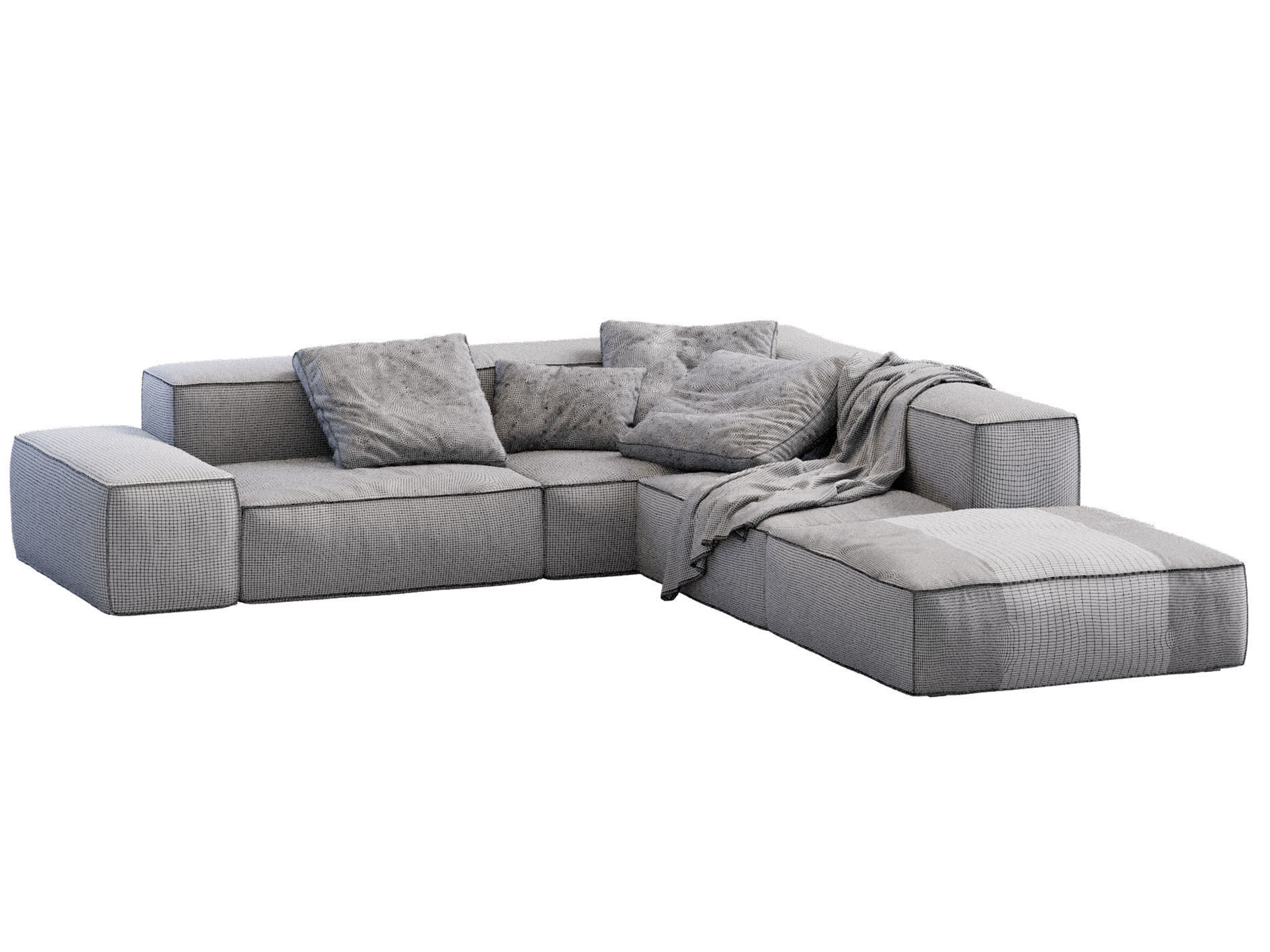 Living Divani NeoWall Sofa 3D model_10