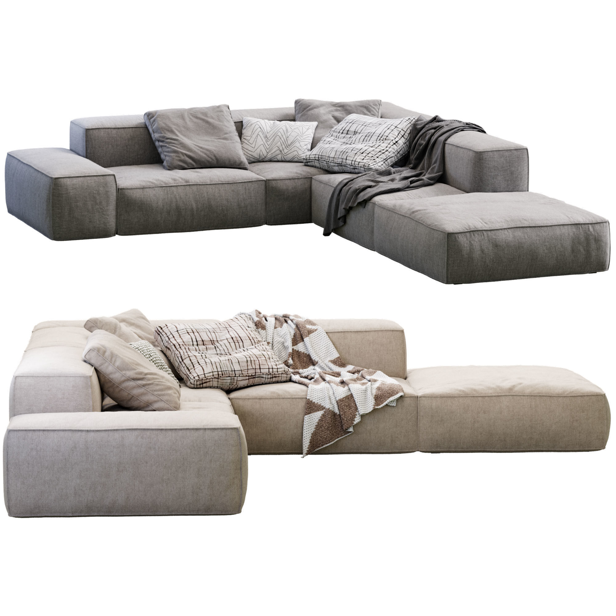 Living Divani NeoWall Sofa 3D model_4