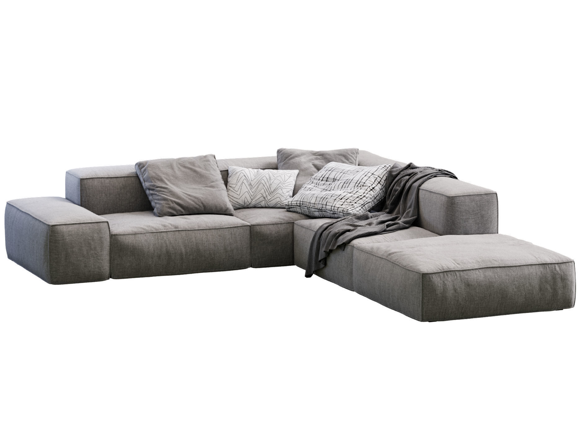Living Divani NeoWall Sofa 3D model_7