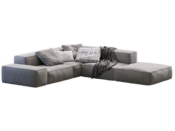 Living Divani NeoWall Sofa 3D model 7
