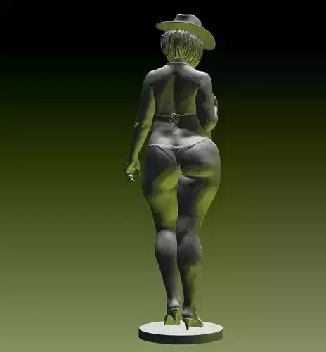 Bella nude female figurine for 3D printing  3D print model