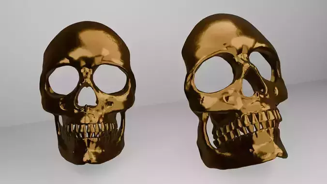 Human Skull Mask High Resolution
