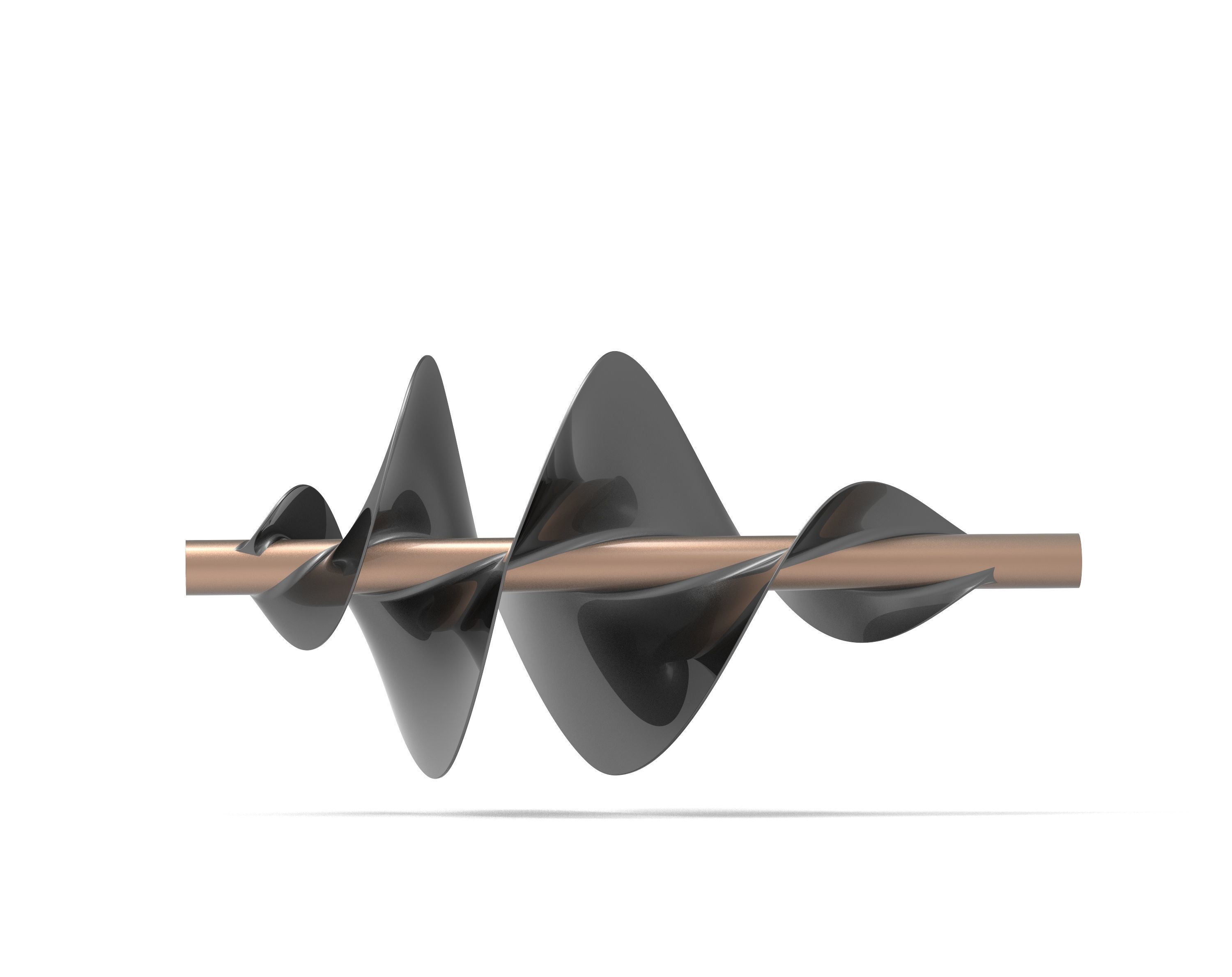 Spiral wind turbine 3D print model_1