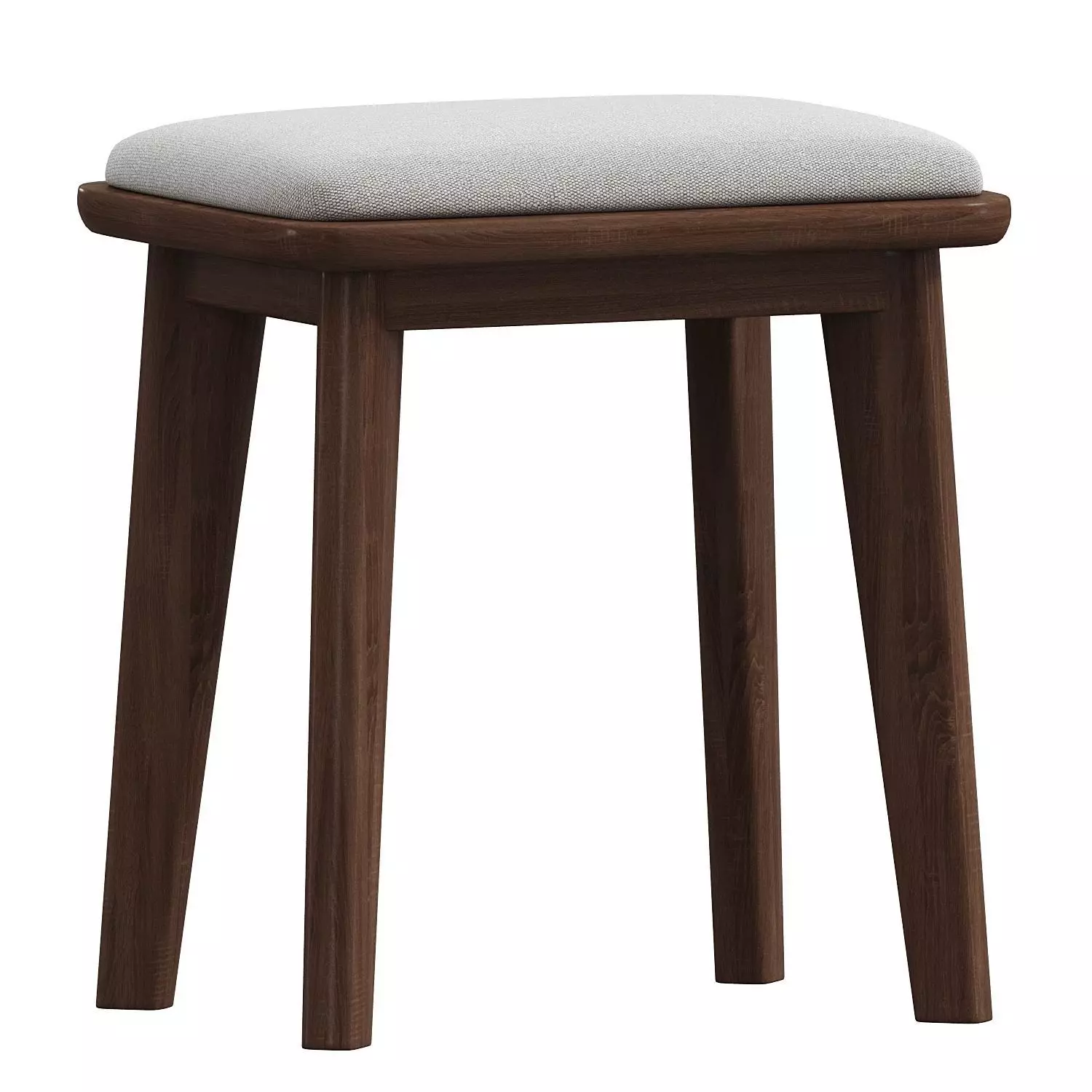 Chic Uplostered Stackable Accent Stool 3D model_0