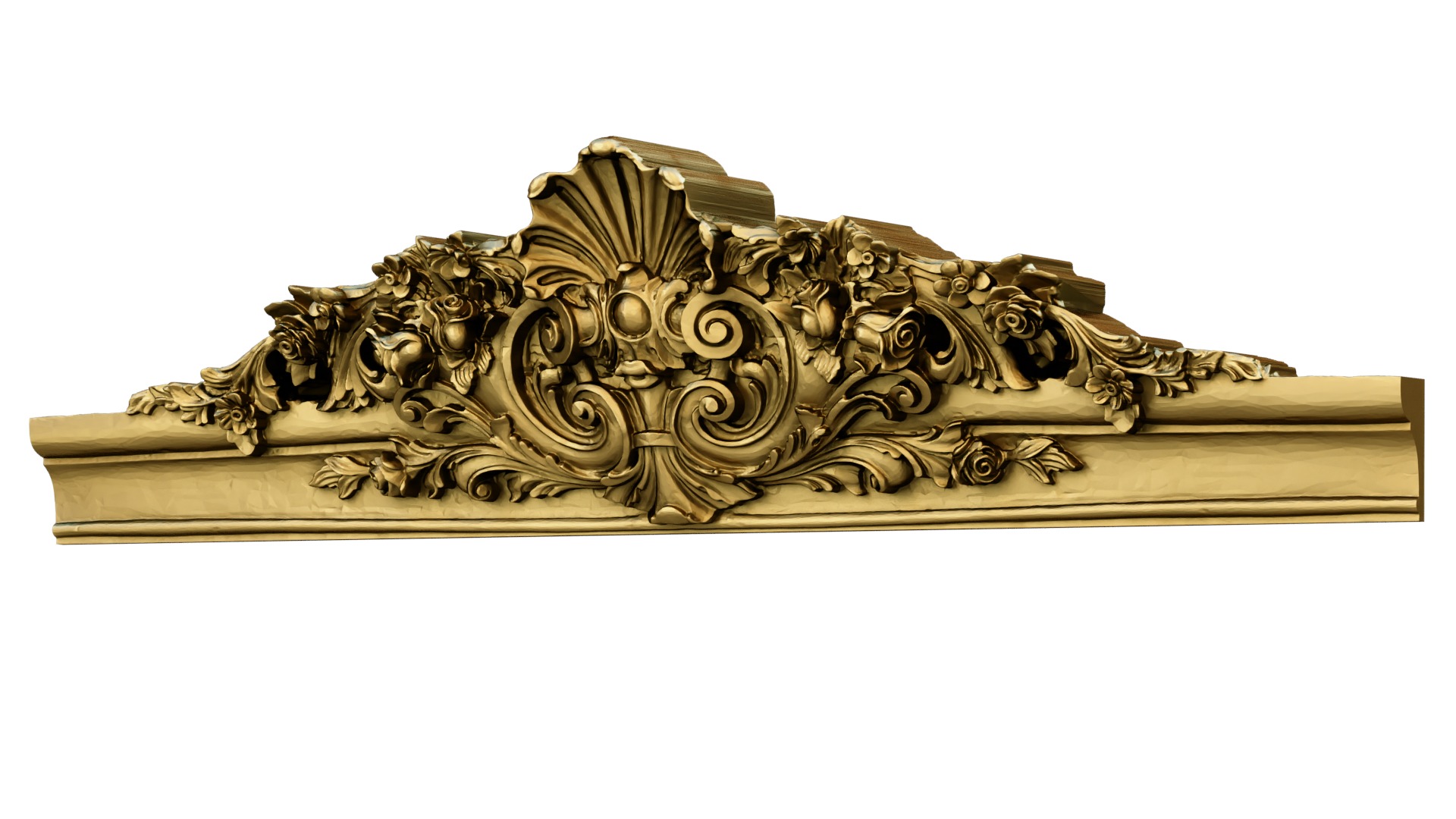 classic decor ornament 09 3D model_1