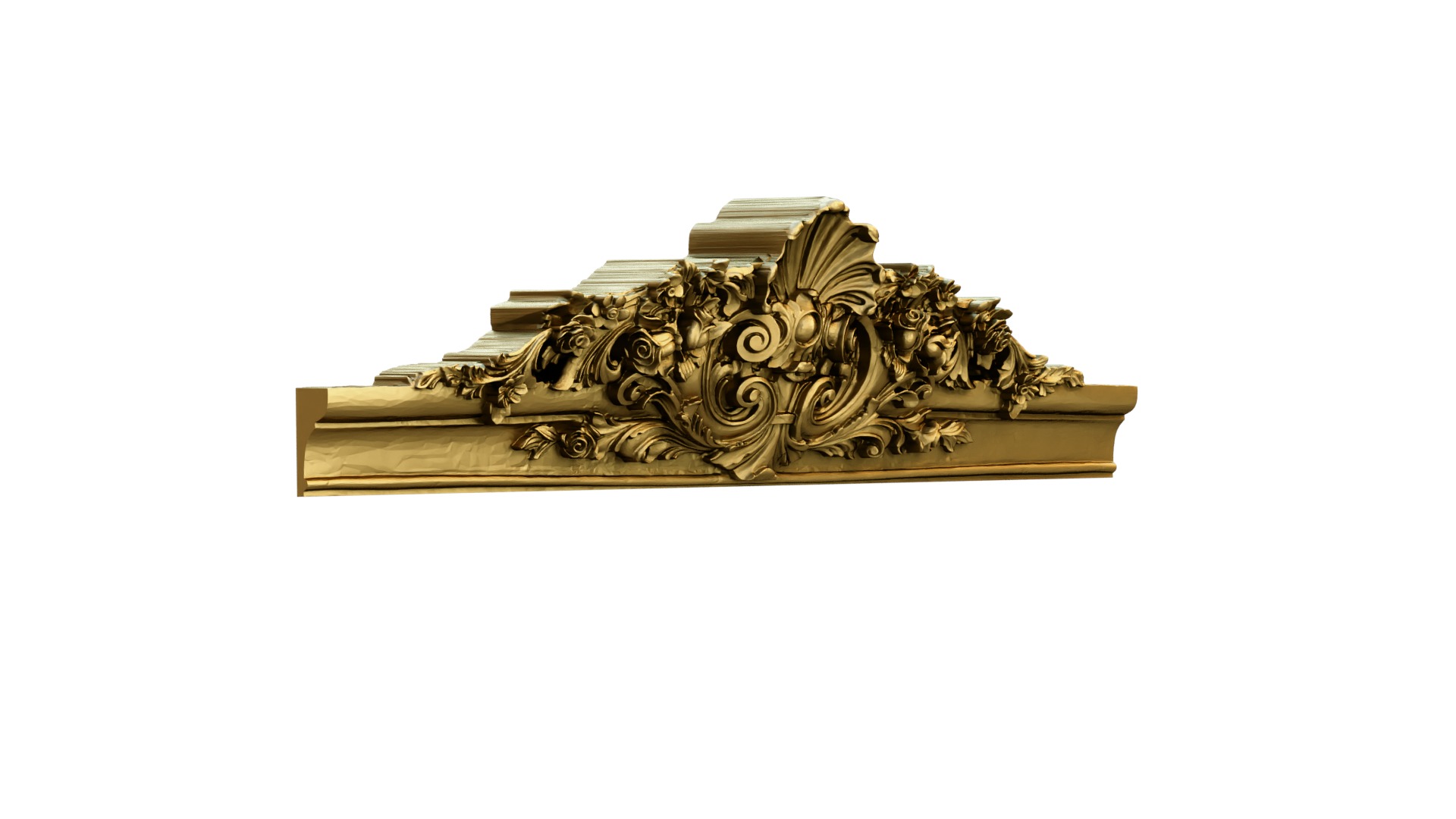 classic decor ornament 09 3D model_3