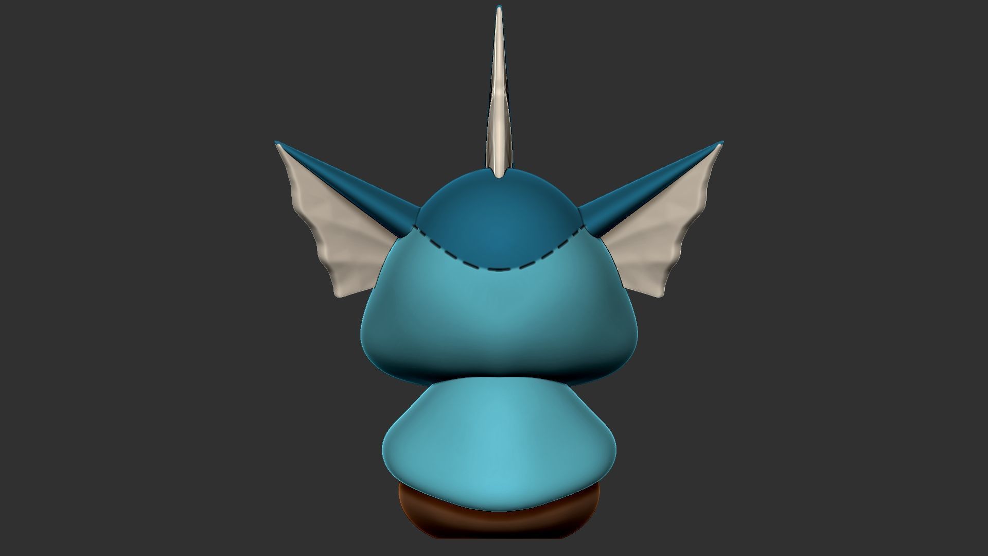 eevee vaporeon style 3D print model_7
