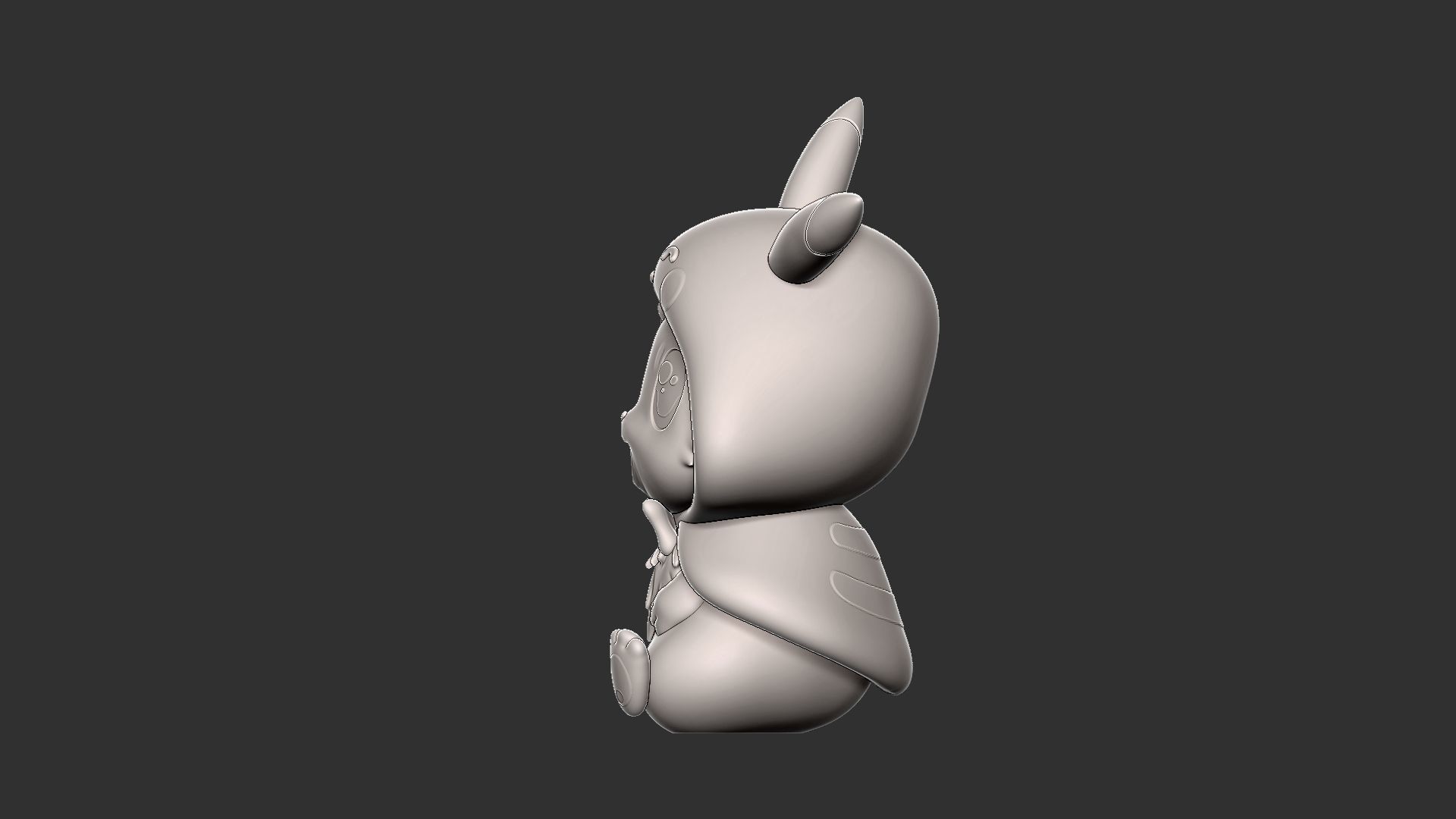 FREE eevee pikachu style Free 3D print model_6