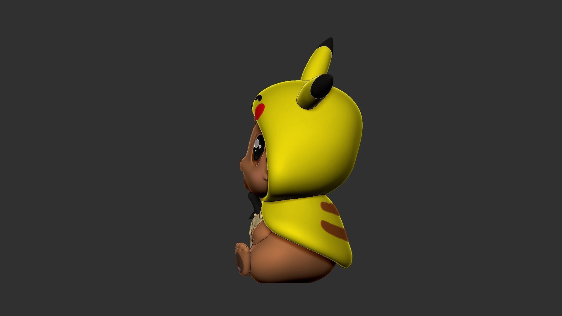 FREE eevee pikachu style Free 3D print model_5
