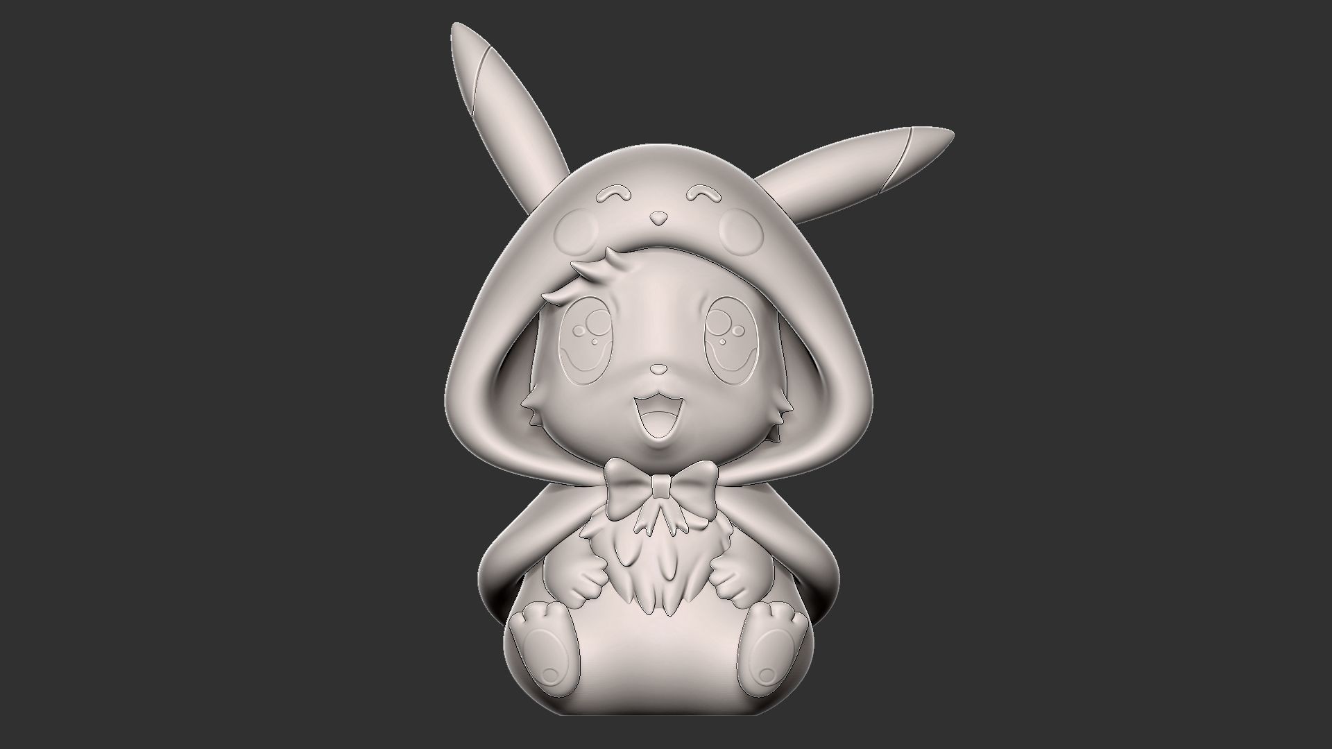 FREE eevee pikachu style Free 3D print model_2