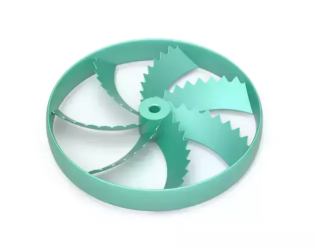 Bionic drone propeller 3D print model