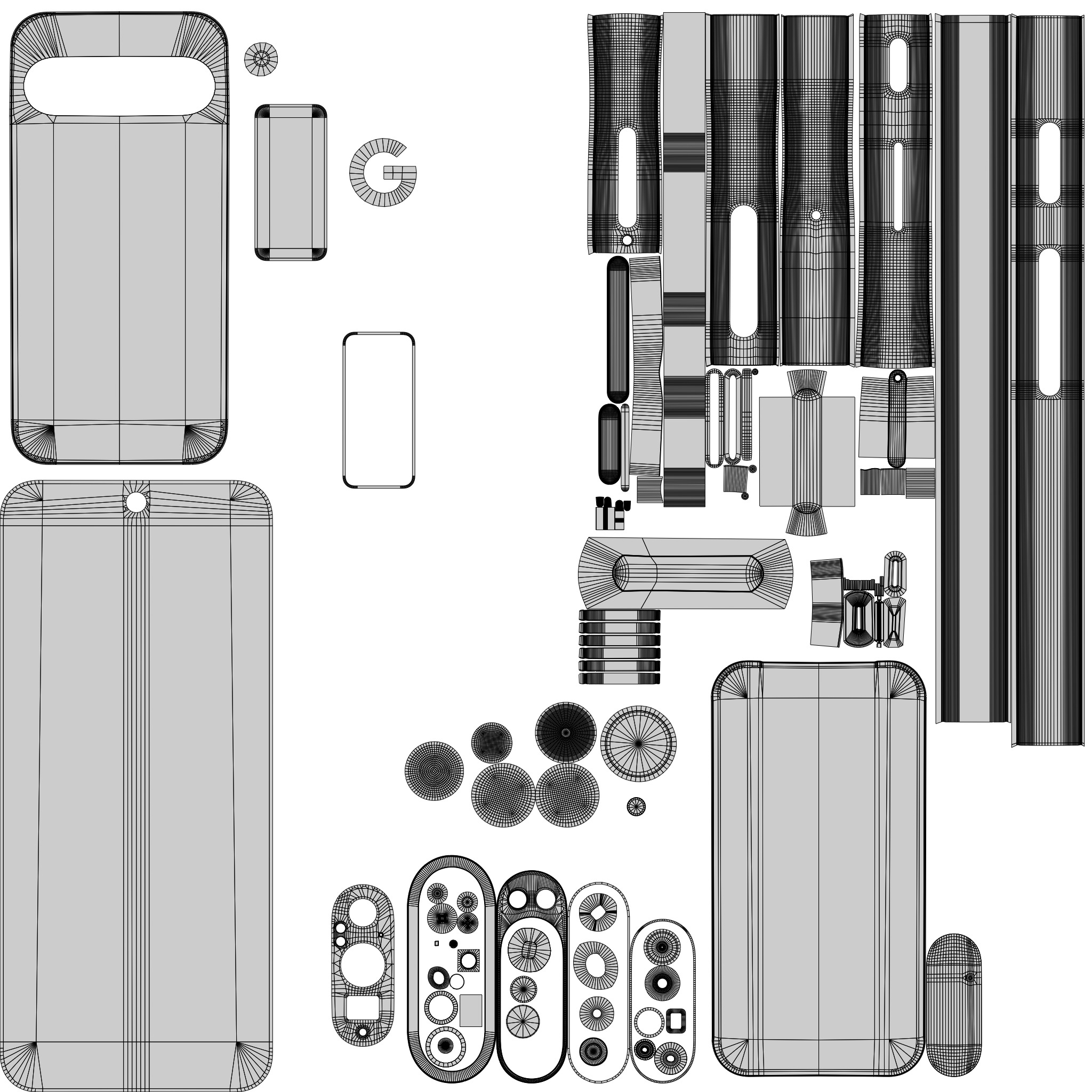 Google Pixel 9 Pro Obsidian 3D model_9