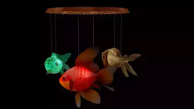 Chinese fish  lantern 