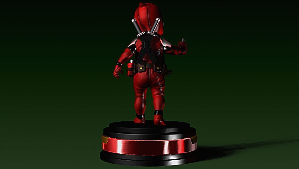 BABY DEADPOOL BABYPOOL MOVIE WOLVERINE MARVEL  3D print model_2