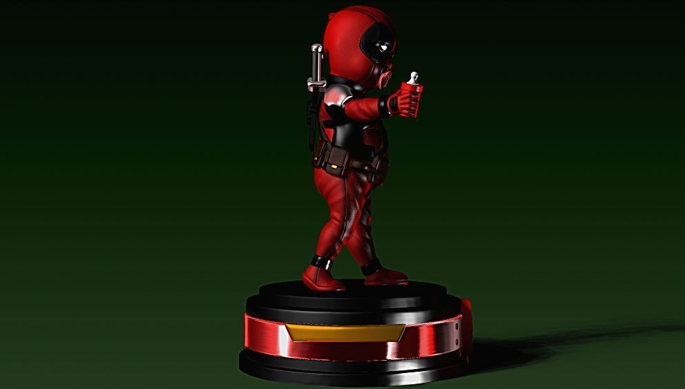 BABY DEADPOOL BABYPOOL MOVIE WOLVERINE MARVEL  3D print model_7