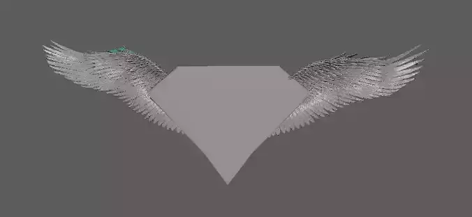 DIAMANTE CON ALAS  3D model